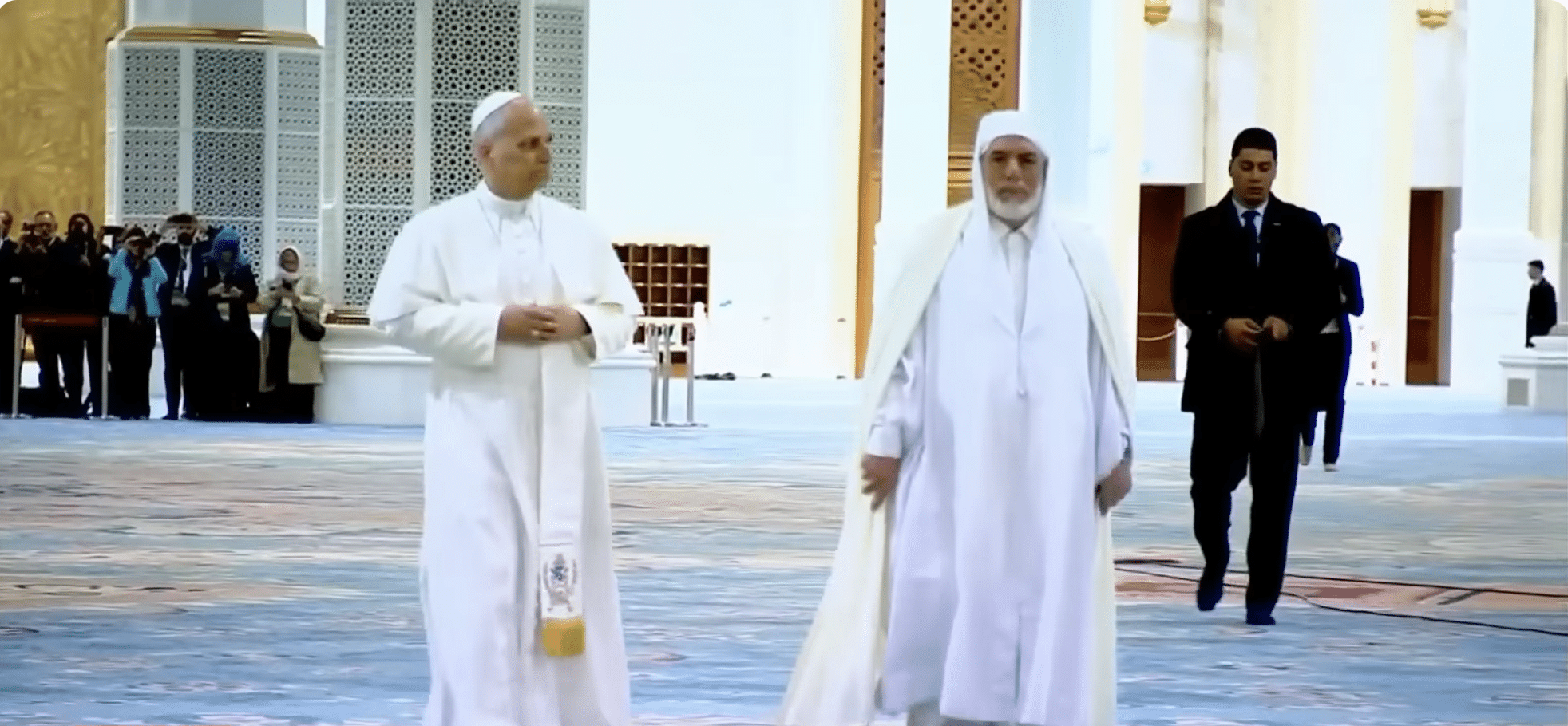 The Pope just visited one of the largest mosques in the World calling for unity and “peacebuilding”