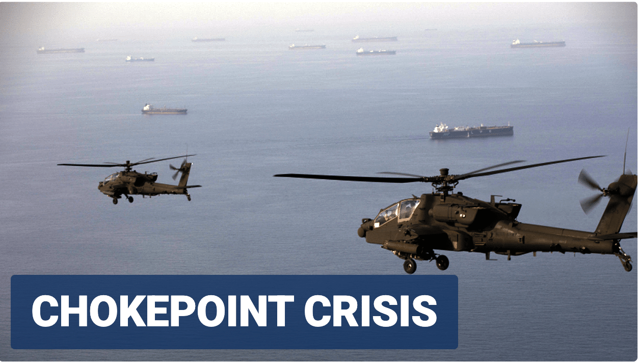 Hundreds of commercial tankers stranded on both sides of the Strait of Hormuz