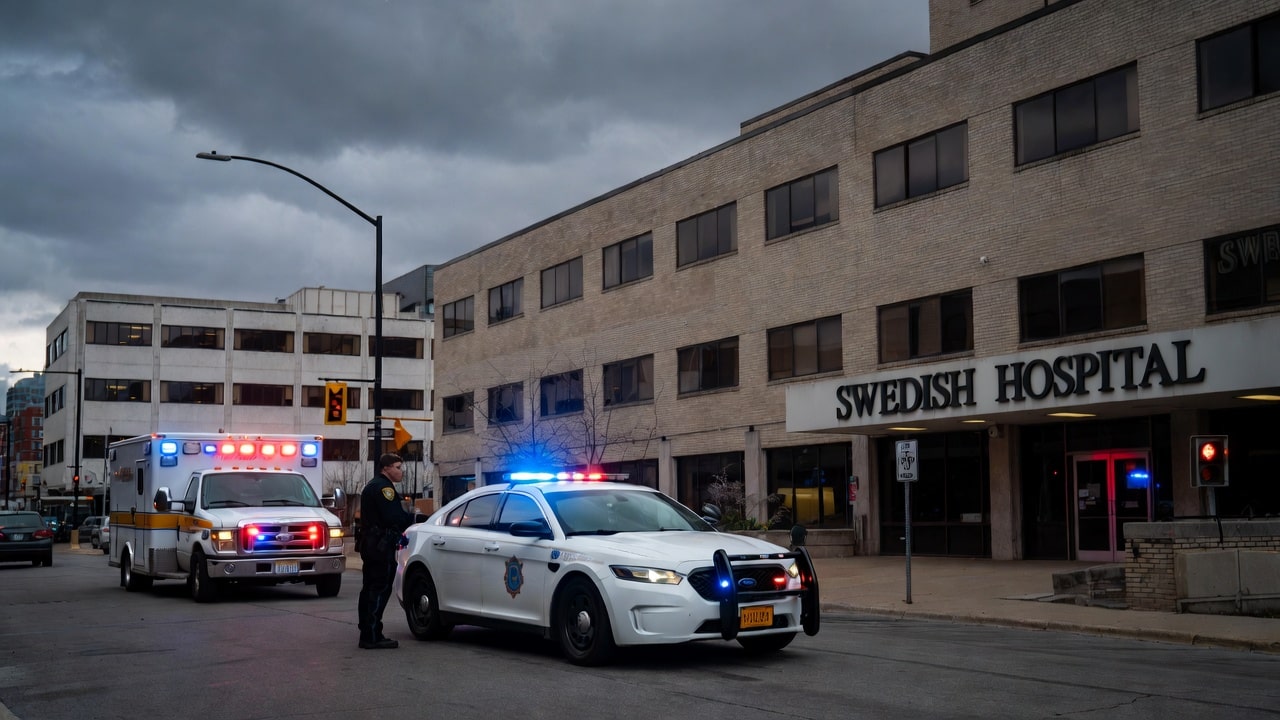 Man opens fire in Chicago hospital leaving two officers injured and one in critical condition