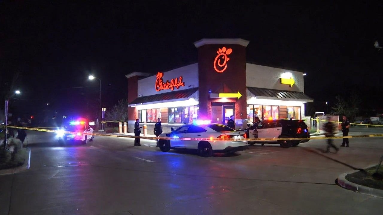 Group of masked men storm New Jersey Chick-fil-A opening fire and injuring multiple people