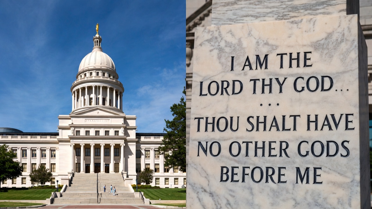 Judge rules 10 Commandments monument at Arkansas Capitol unconstitutional