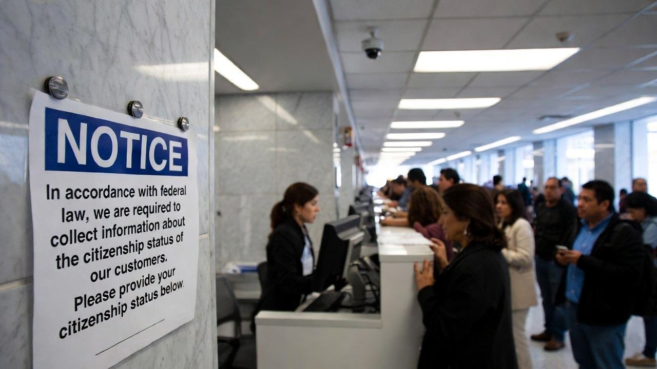 Treasury Secretary Scott Bessent is preparing banks to collect citizenship data