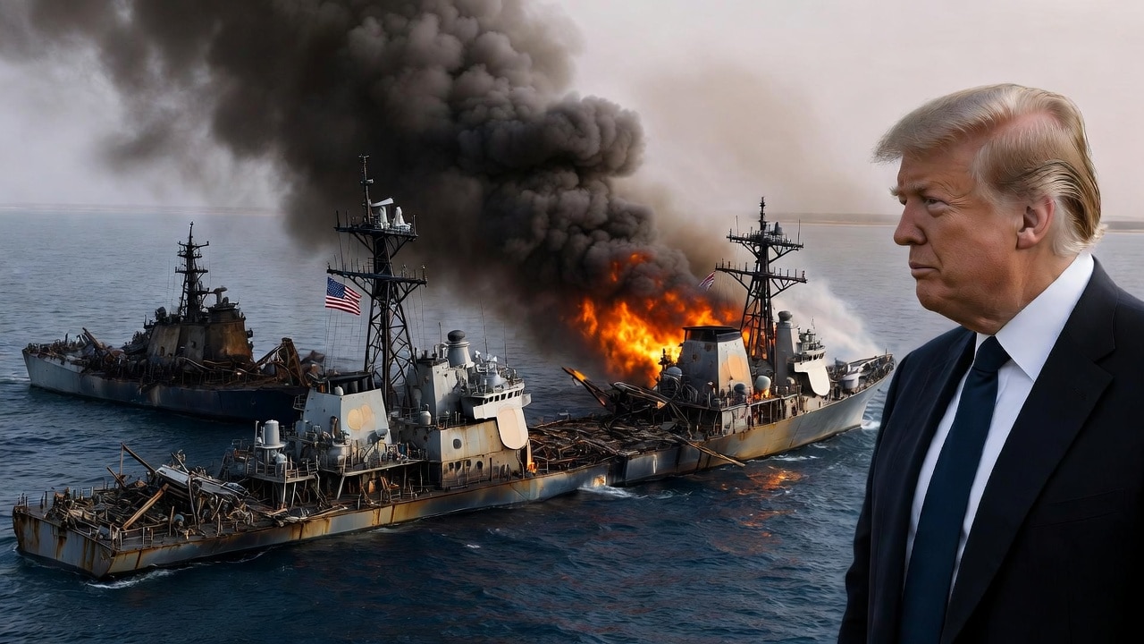 Iran threatens to sink American ships in Strait of Hormuz, and desires a ground invasion with America