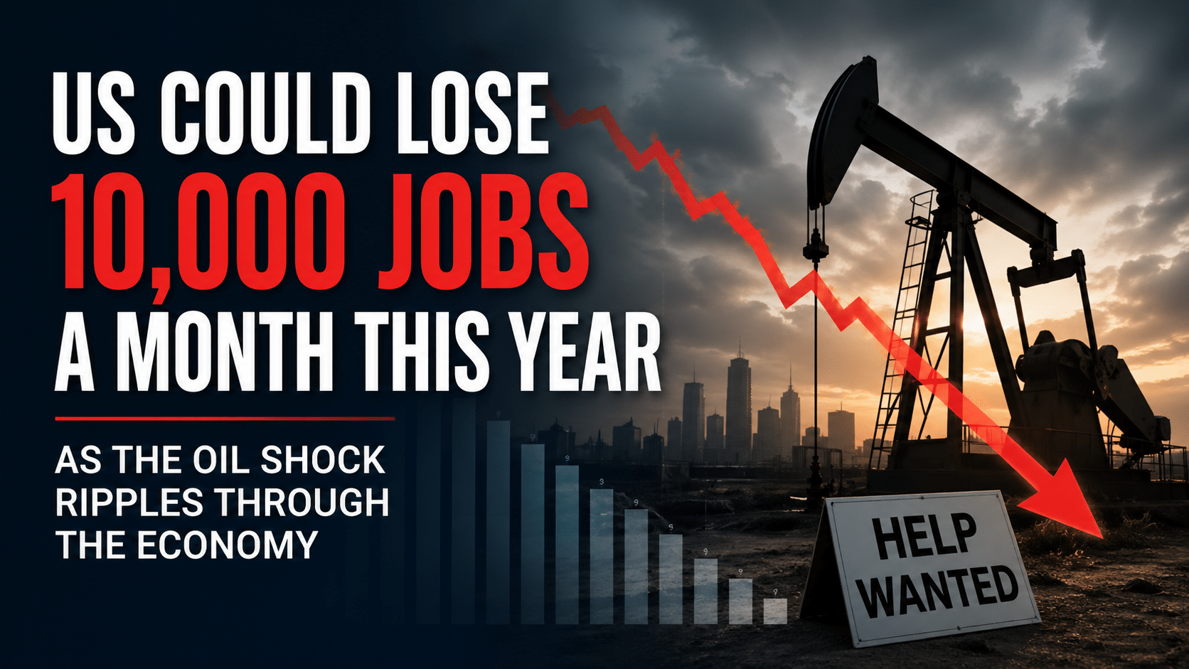 US could lose 10,000 jobs a month this year as the oil shock ripples through the economy