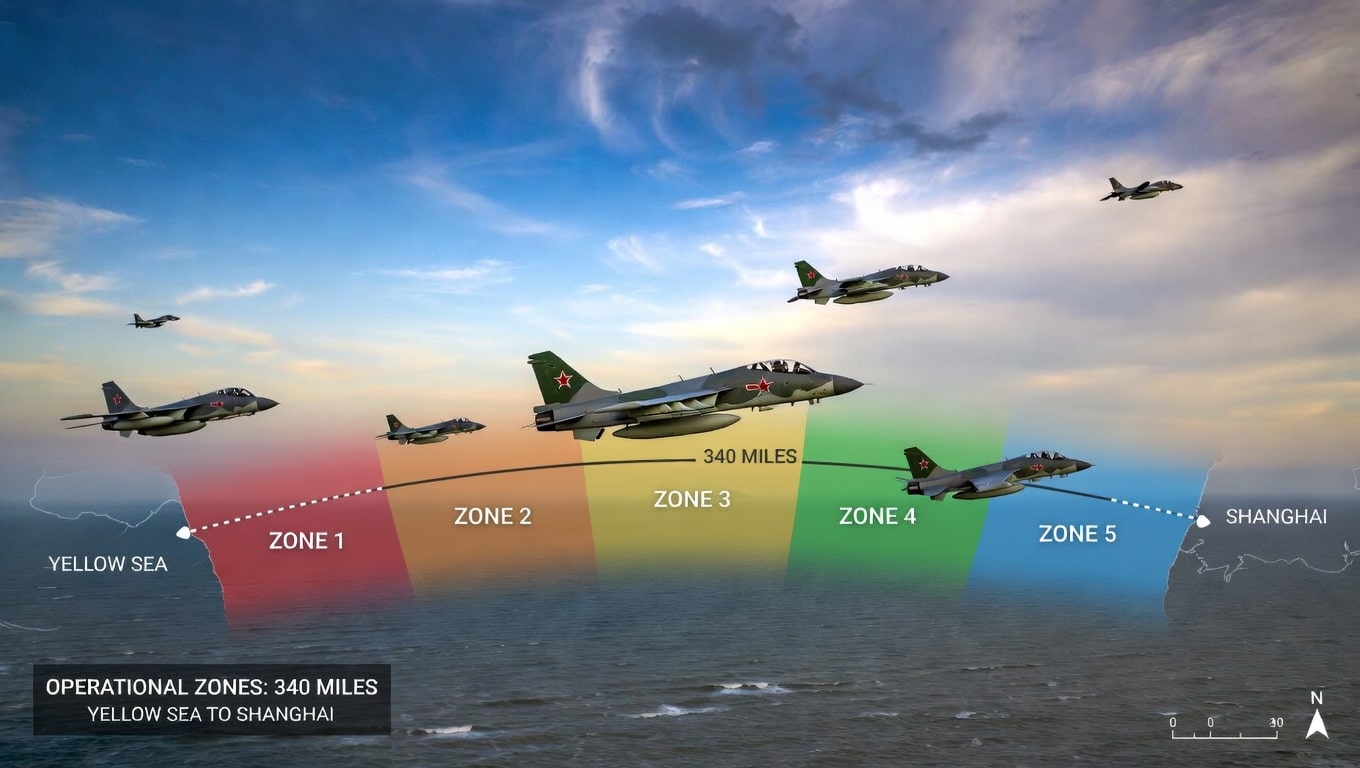 China has just restricted airspace for 40 days in signal of intense military activity with no explanation