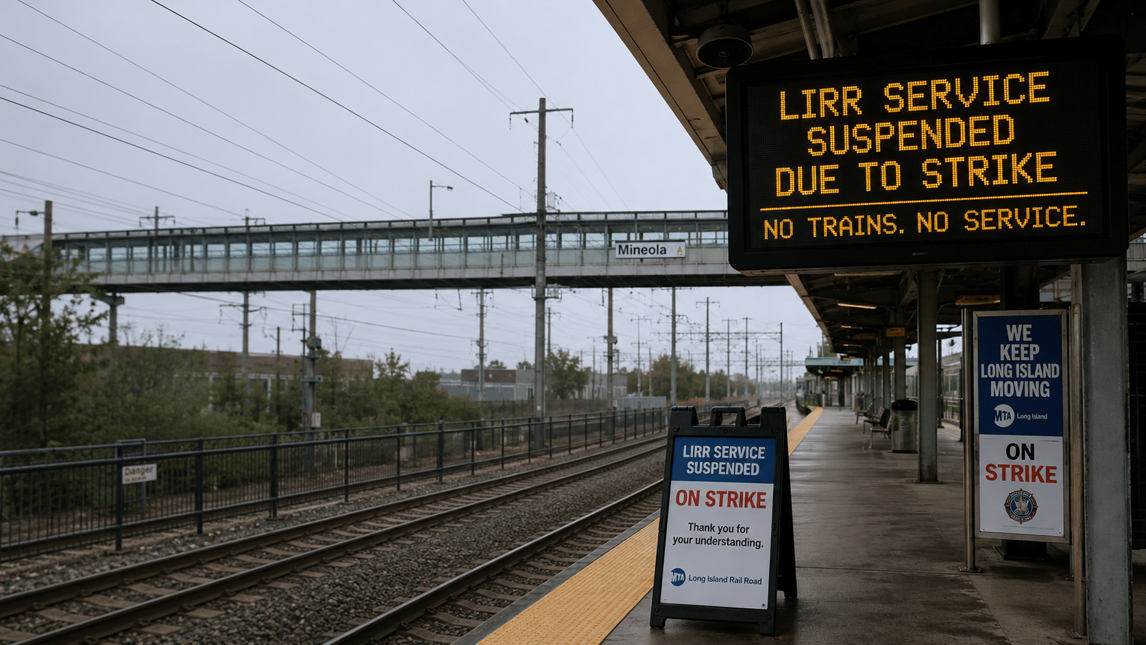 North America’s largest commuter rail system has just shut down as workers go on strike