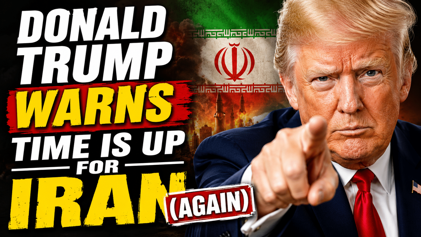 President warns he is “not open” to any concessions for Tehran after receiving the latest disappointing Iranian response on peace deal talks