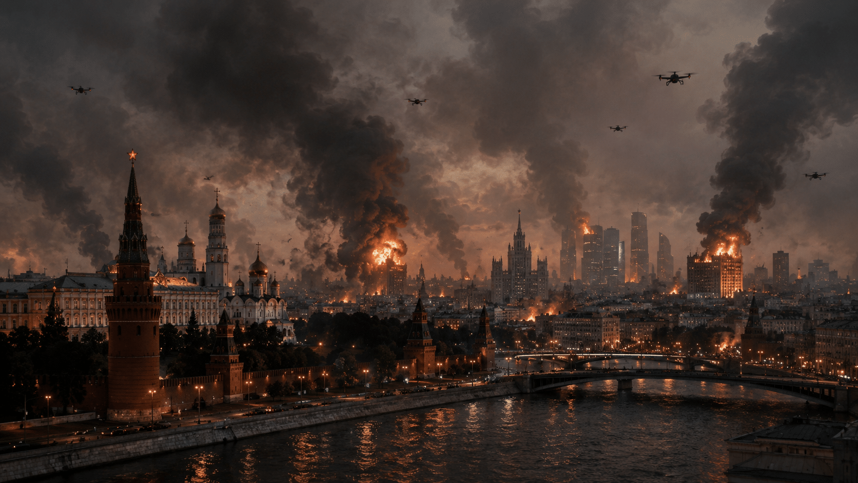 Moscow rocked by series of drone strikes