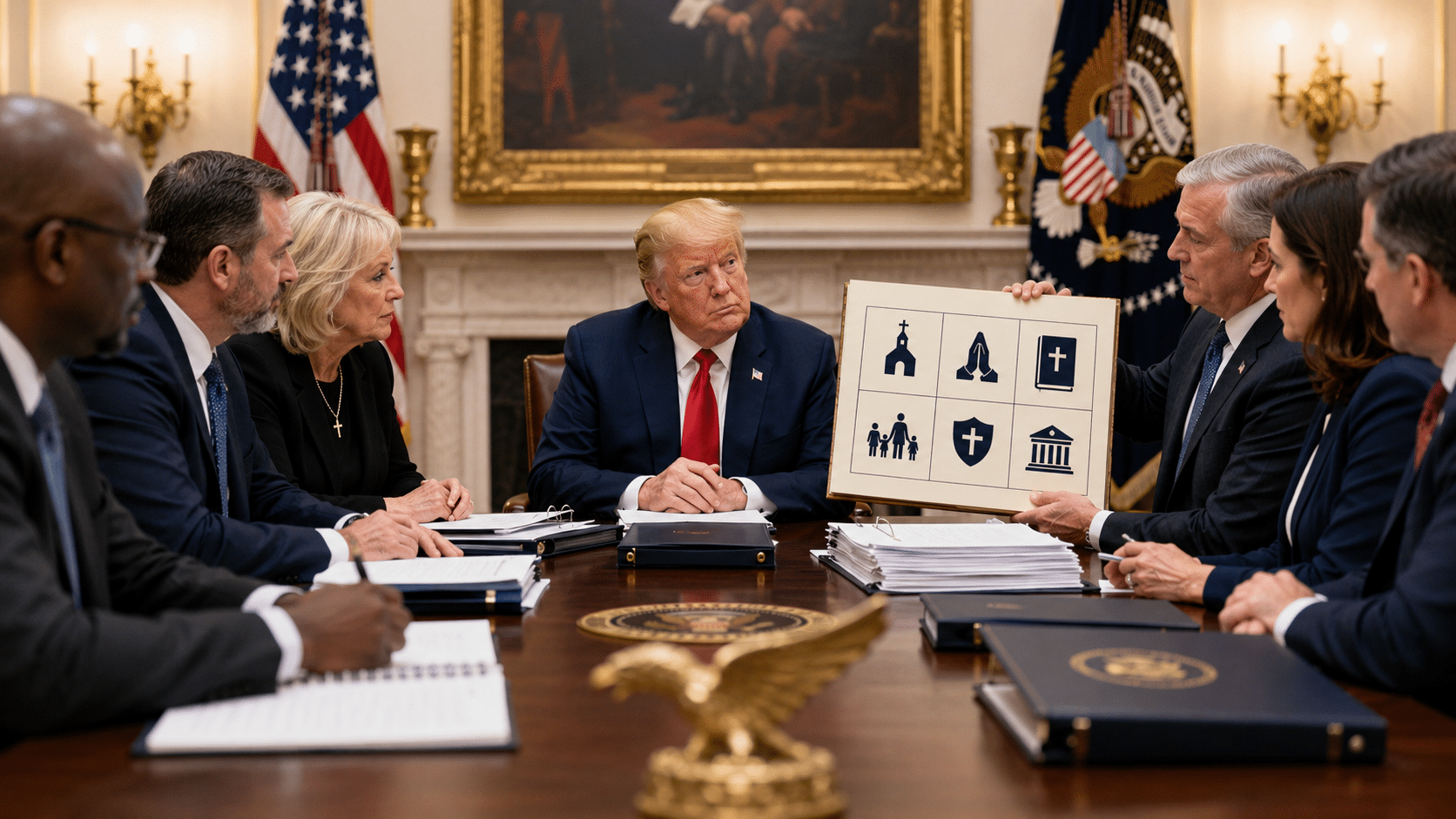 Rejecting church and state separation is on the wish list for Trump’s religious liberty commission