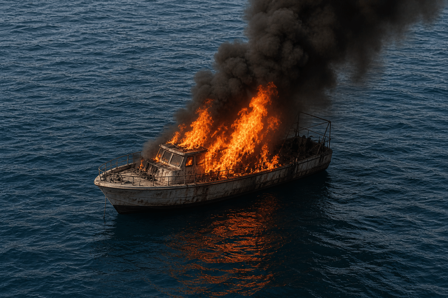 US sinks 6 small Iranian boats as Trump warns regime could be ‘blown off the face of the Earth’
