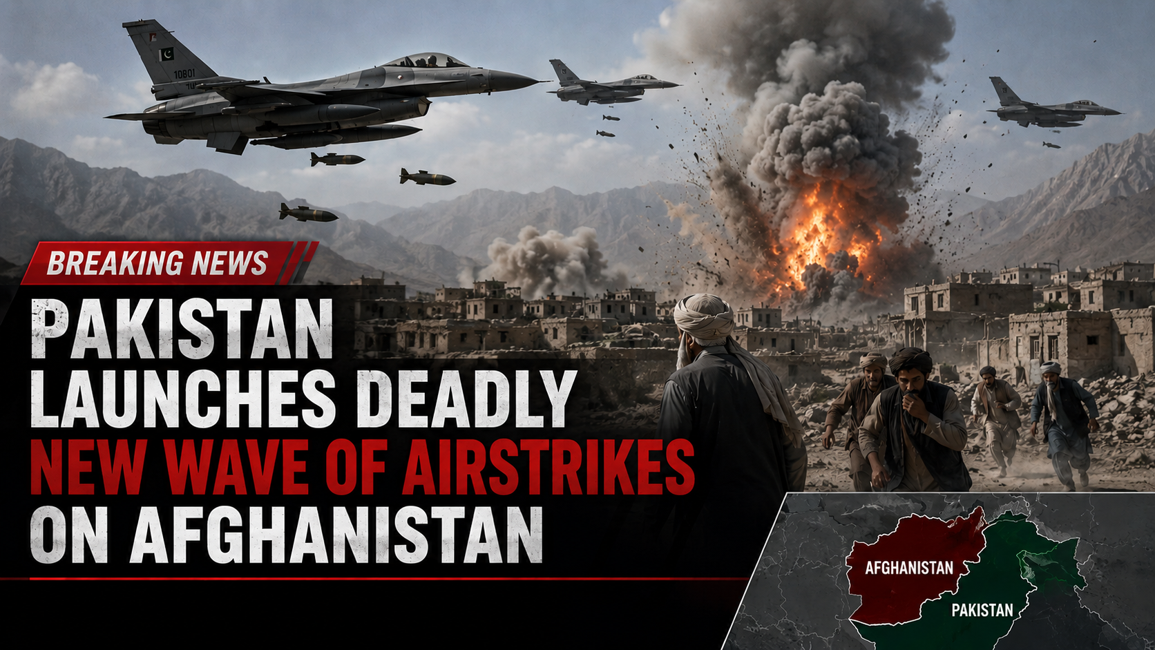 Pakistan launches deadly new wave of airstrikes on Afghanistan