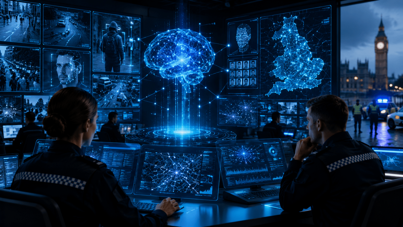 Police officers in England are using AI to speed up investigations and fight crime