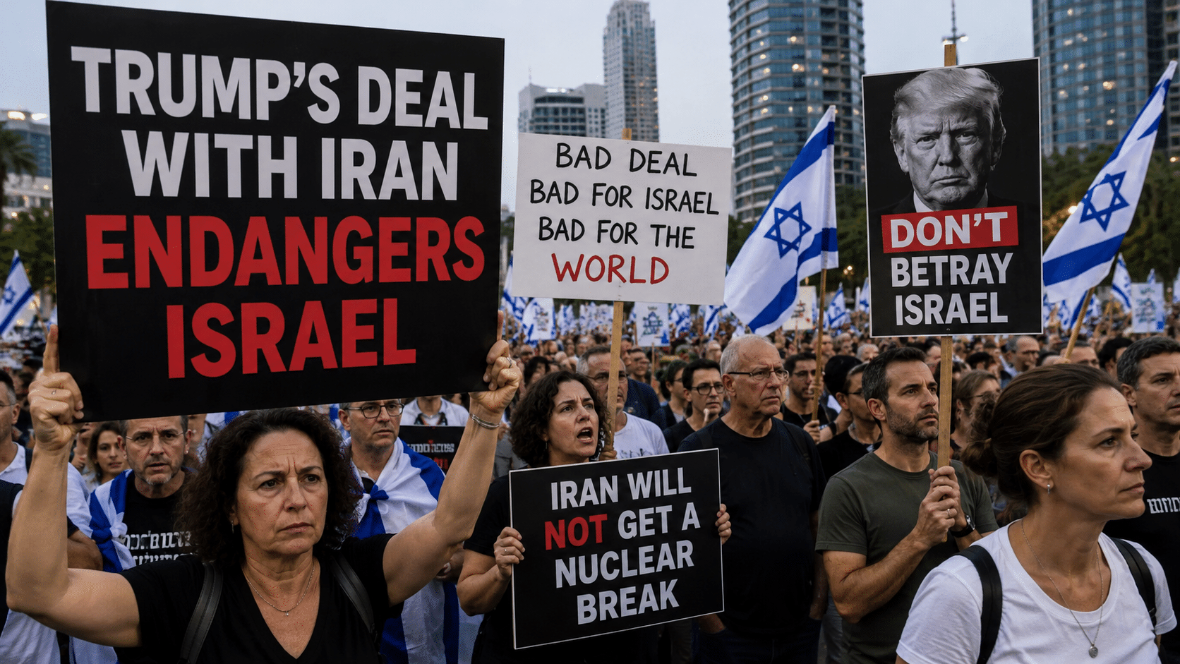 Israelis denounce Trump’s deal with Iran