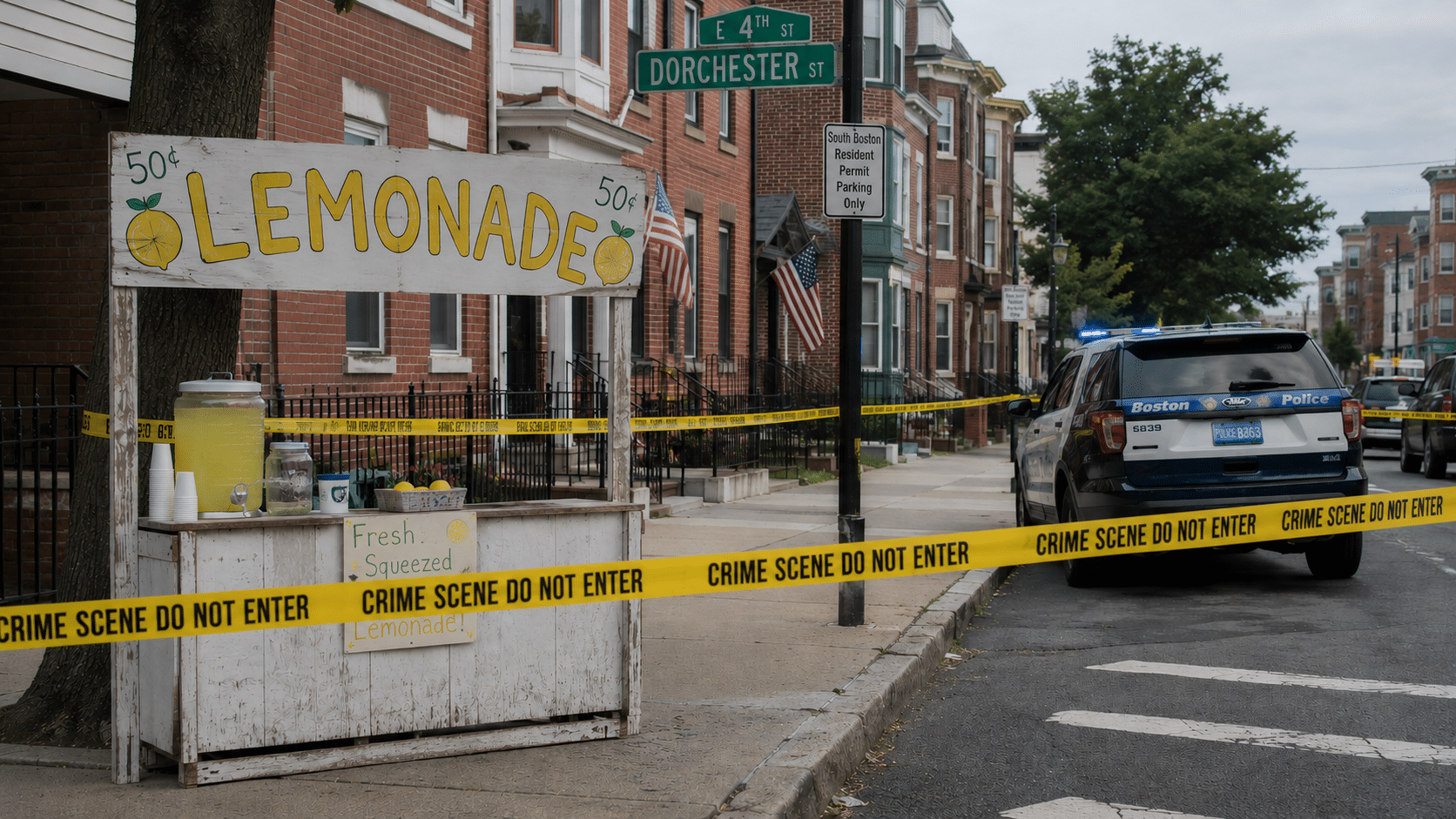 14 Year-Old boy arrested in Boston for armed robbery of kids’ lemonade stand