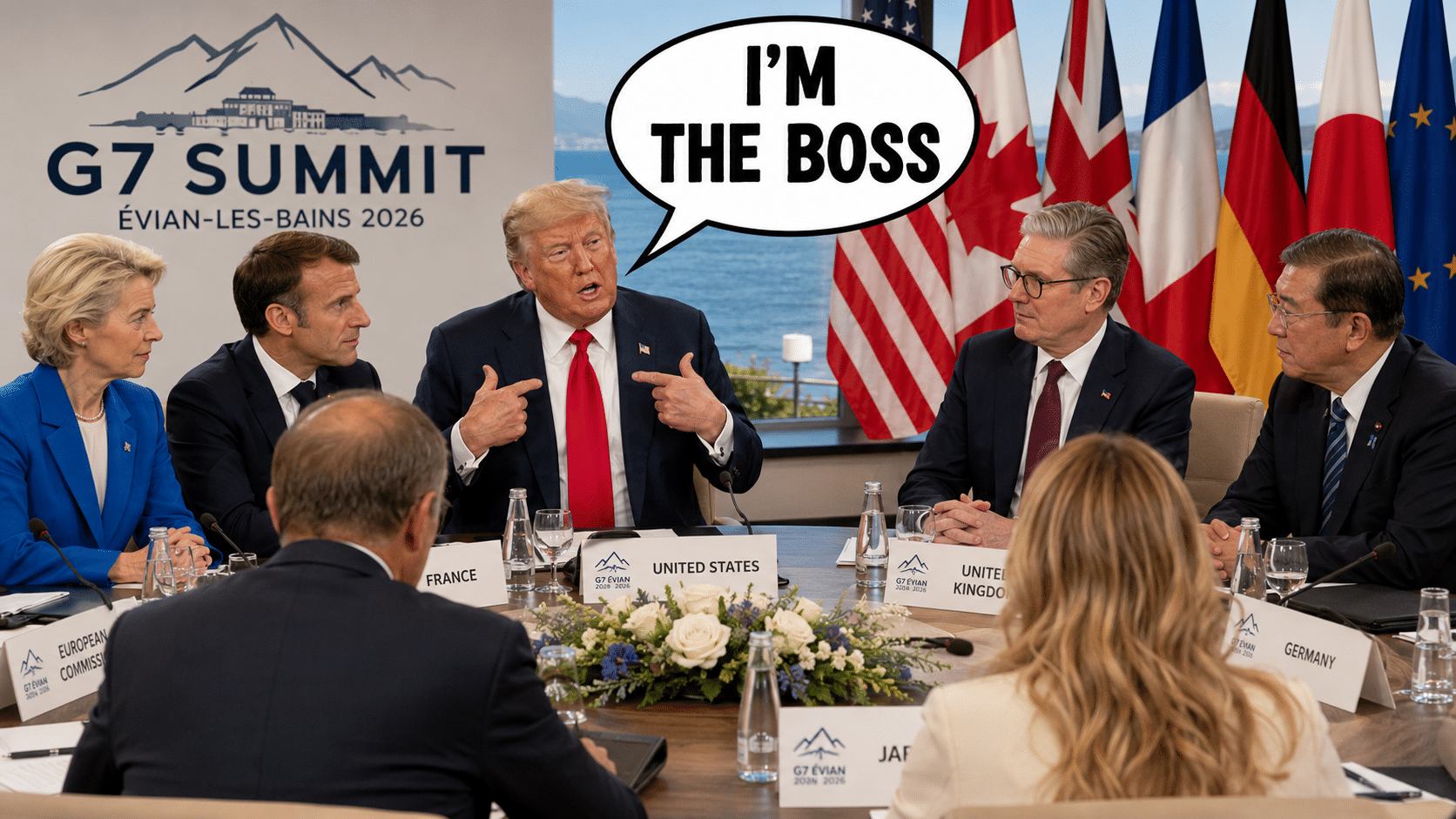 Trump tells G7 counterparts that he’s the “Boss”
