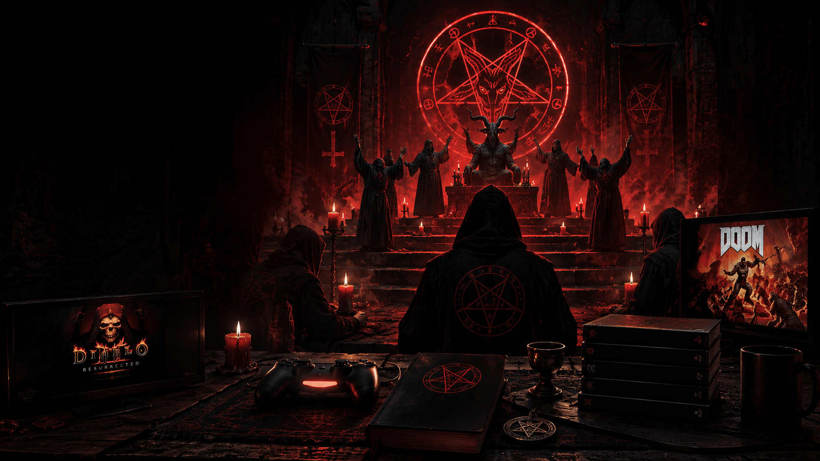 Satanic cults grooming young kids through video games