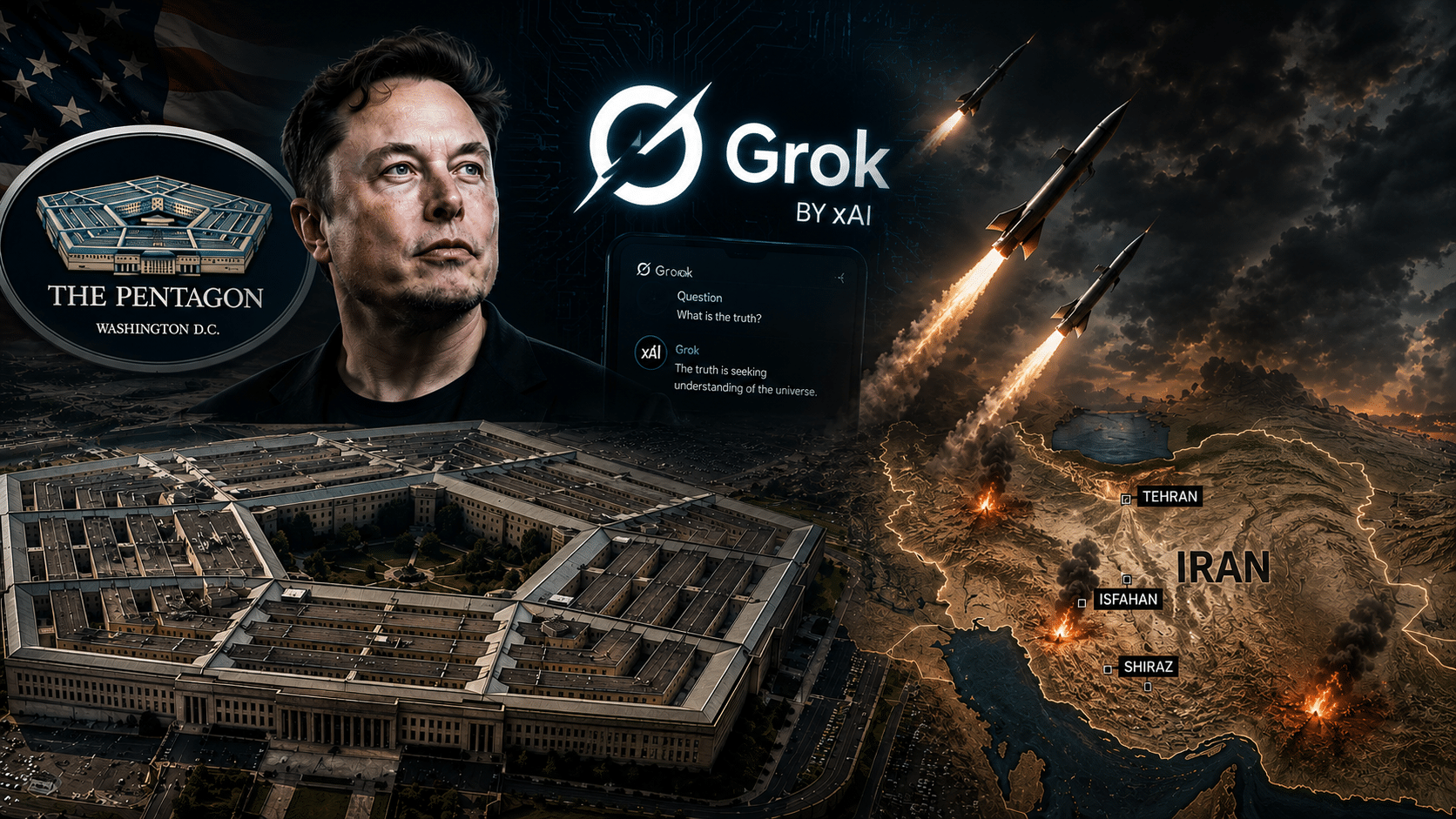 Pentagon used Elon Musk’s Grok AI to fire 2,000 missiles at Iran