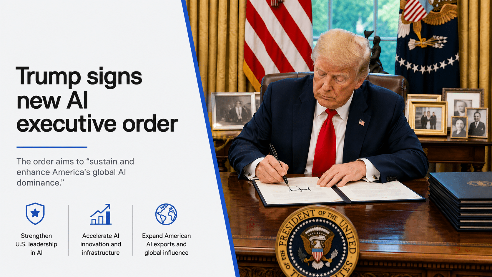 Trump dodges AI rules for now by signing latest executive order