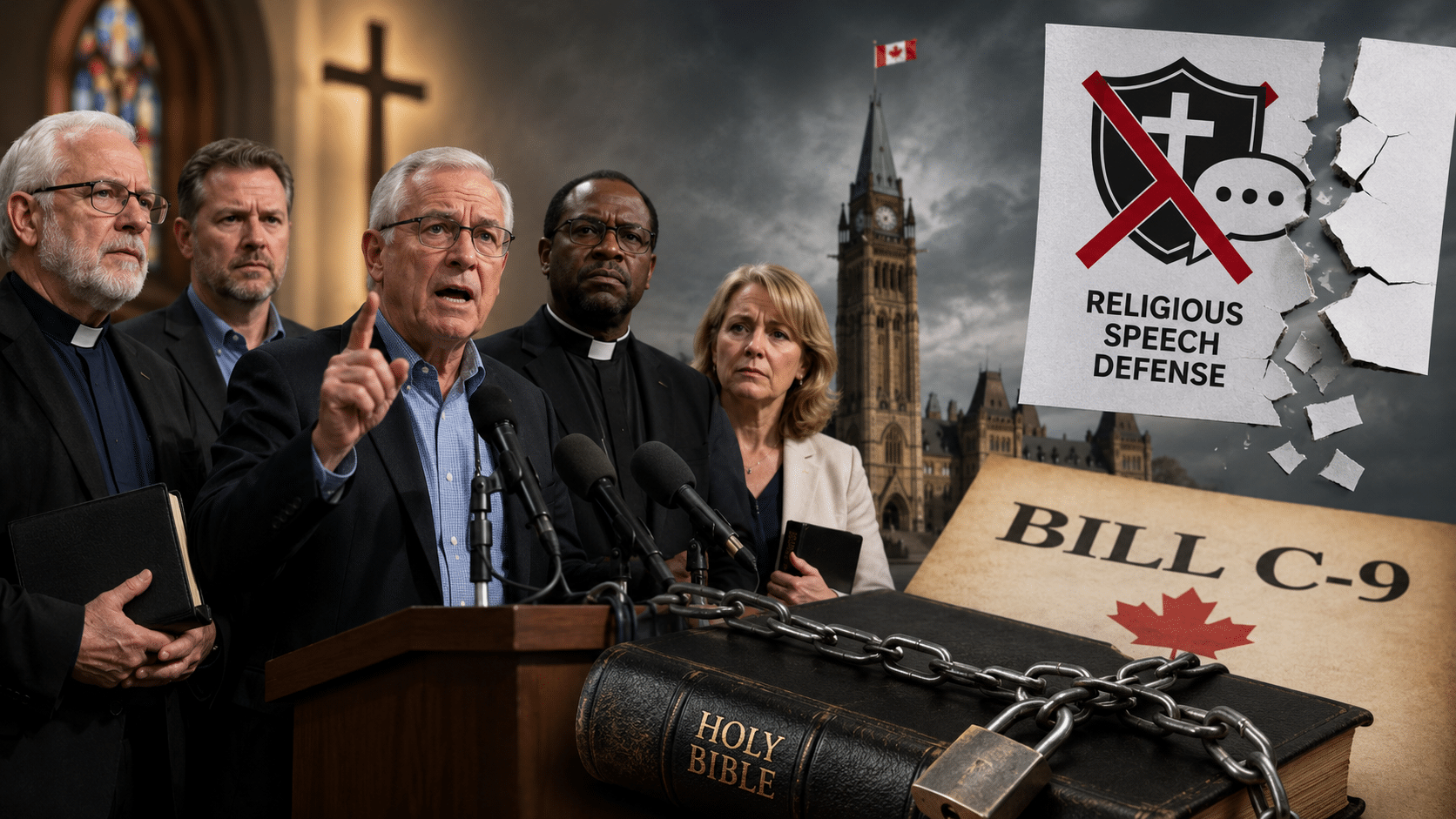 Evangelical leaders sound the alarm on Canada’s Bill C-9 removing religious speech defense