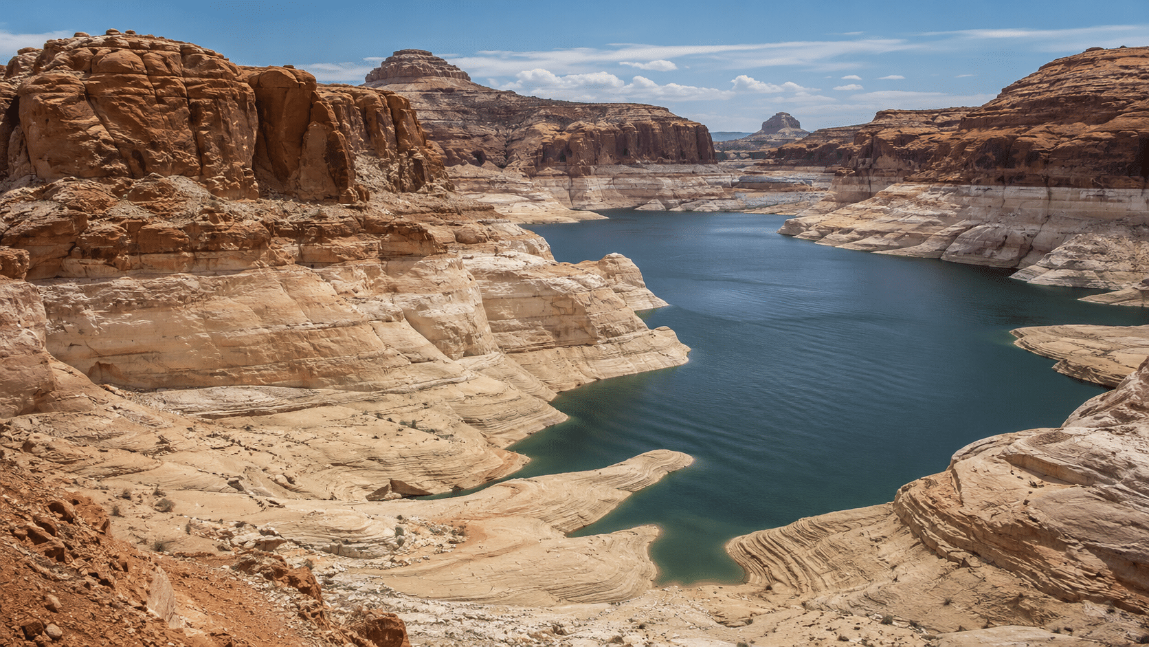Lake Powell has now reached its lowest summer level ever recorded