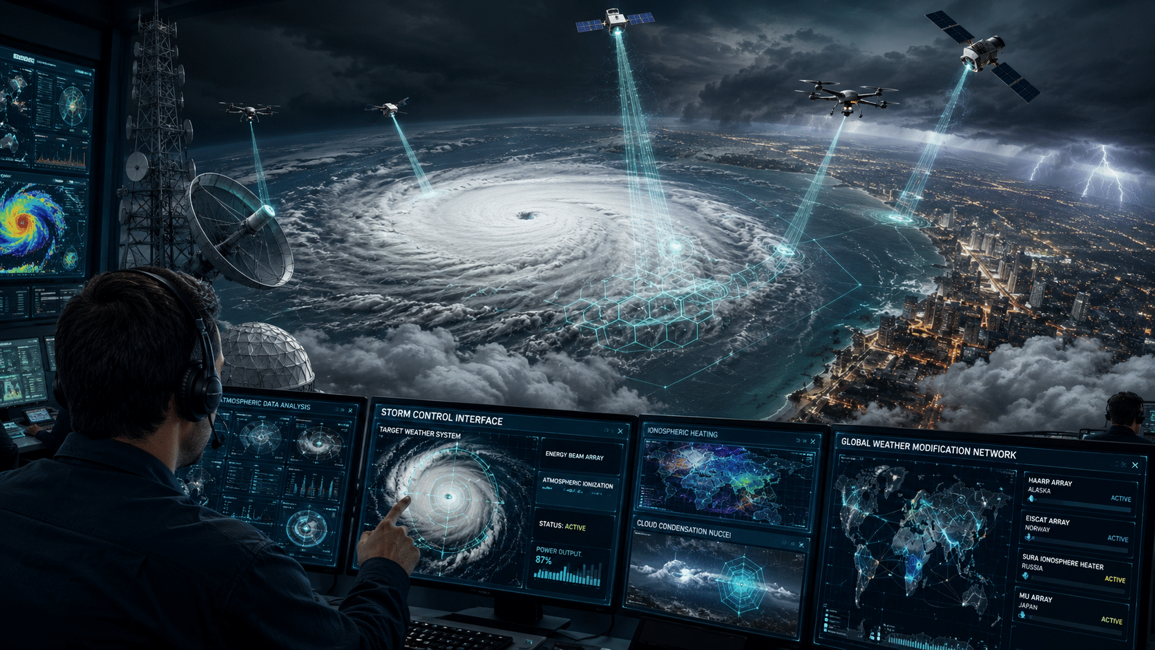 Scientists admit plan to control hurricanes