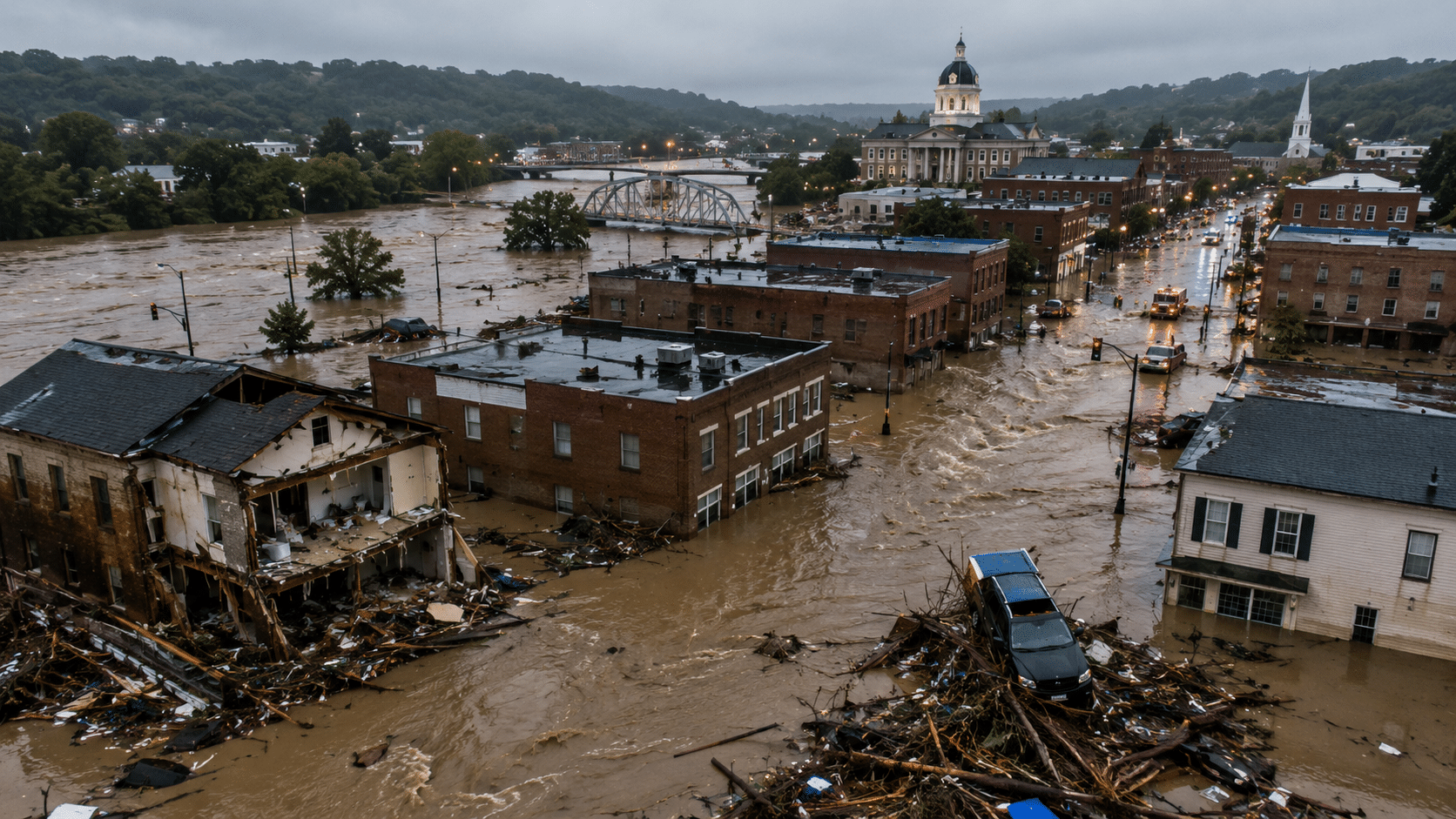 State of emergency declared in Central Kentucky after devastating floods kill at least 4