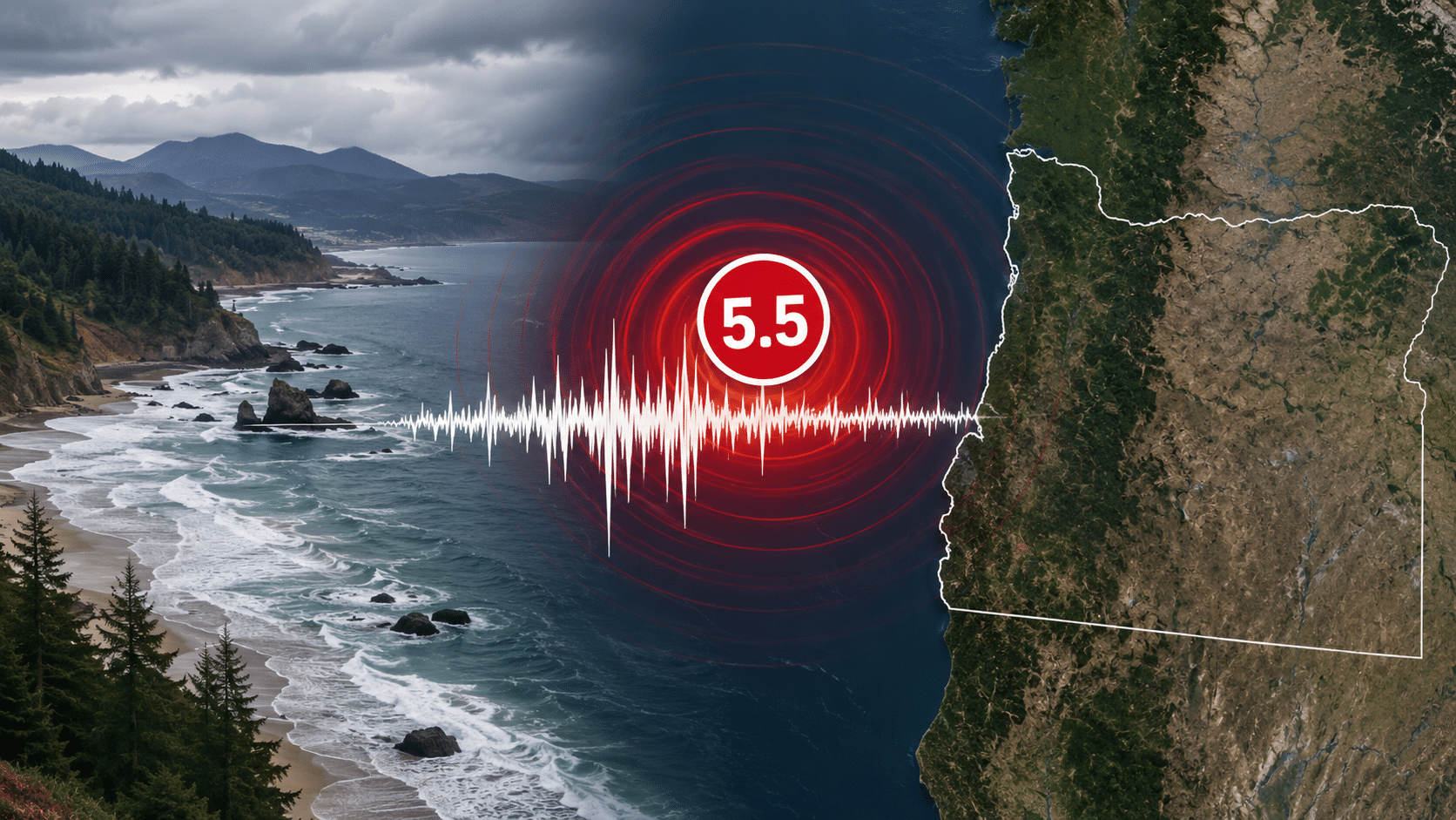 5.5 magnitude earthquake strikes off Oregon coast