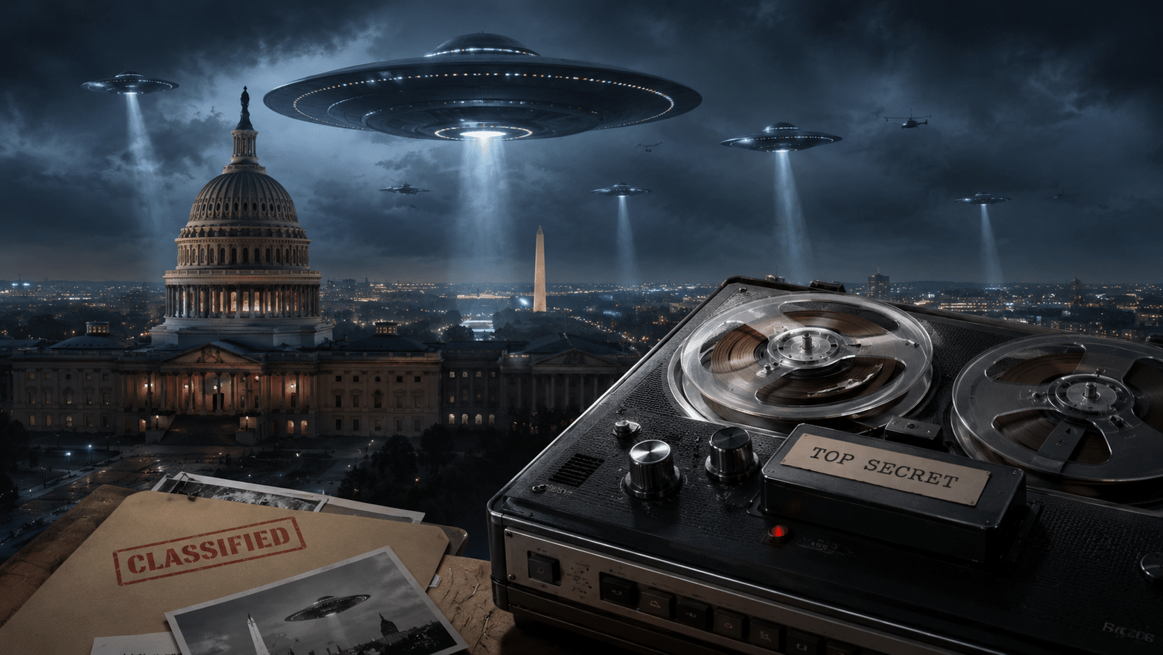 Experts claim public will soon hear about secret tape regarding ‘Invasion of Washington’ in UFO meeting