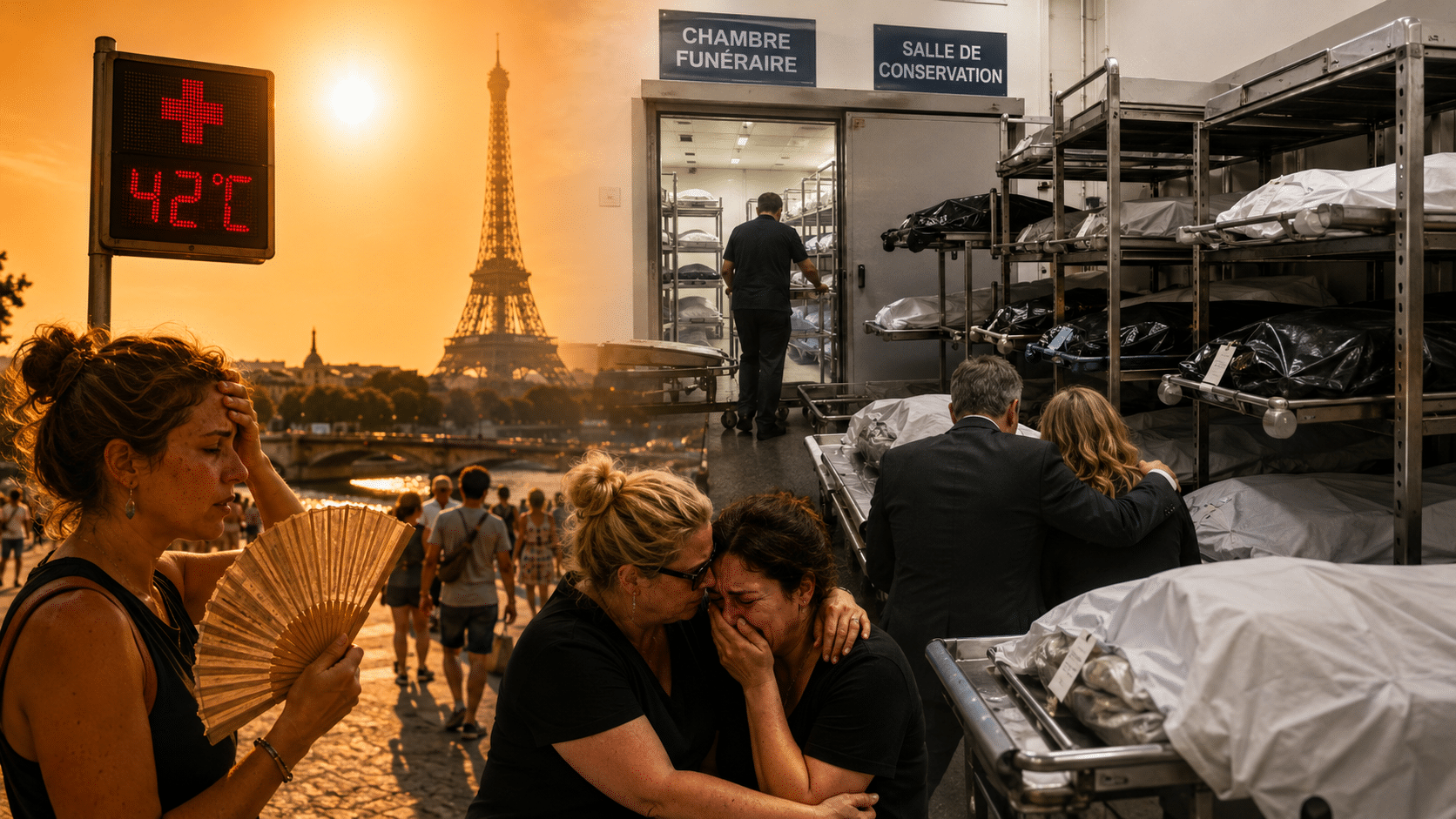 Europe’s record heat overwhelms Paris mortuaries and leaves families in distress