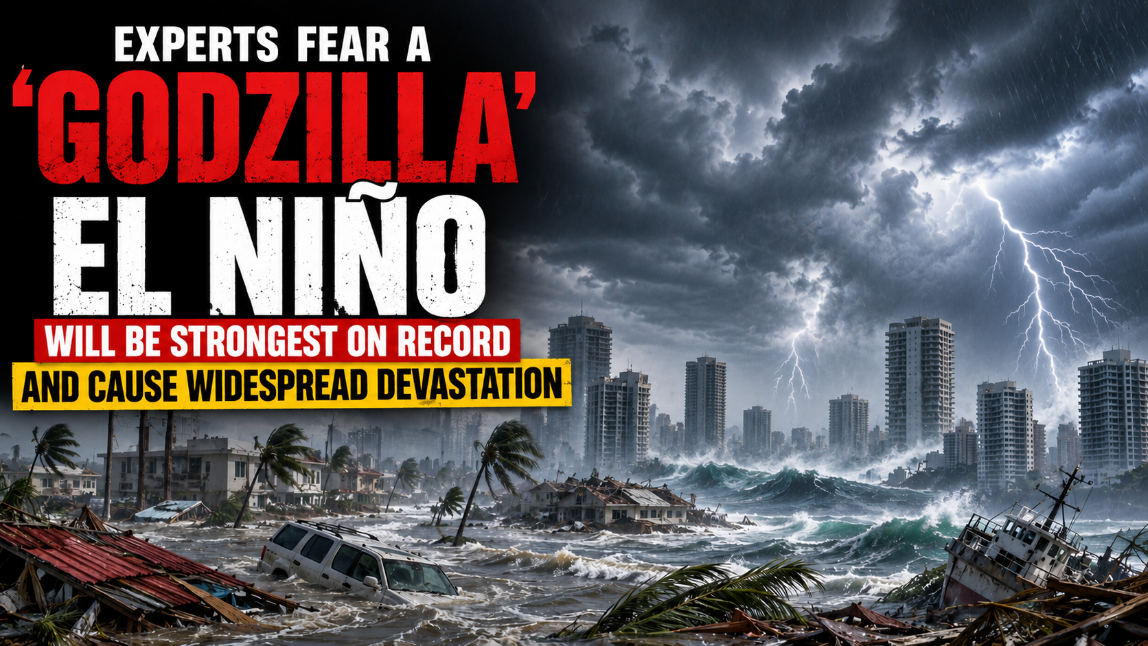 Experts fear ‘Godzilla’ El Niño will be strongest on record and cause widespread devastation