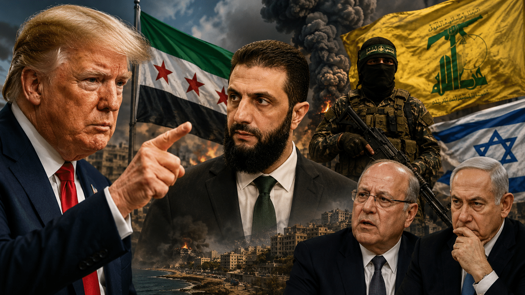 Trump presses Syria to take on Hezbollah, raising alarm in Lebanon and Israel