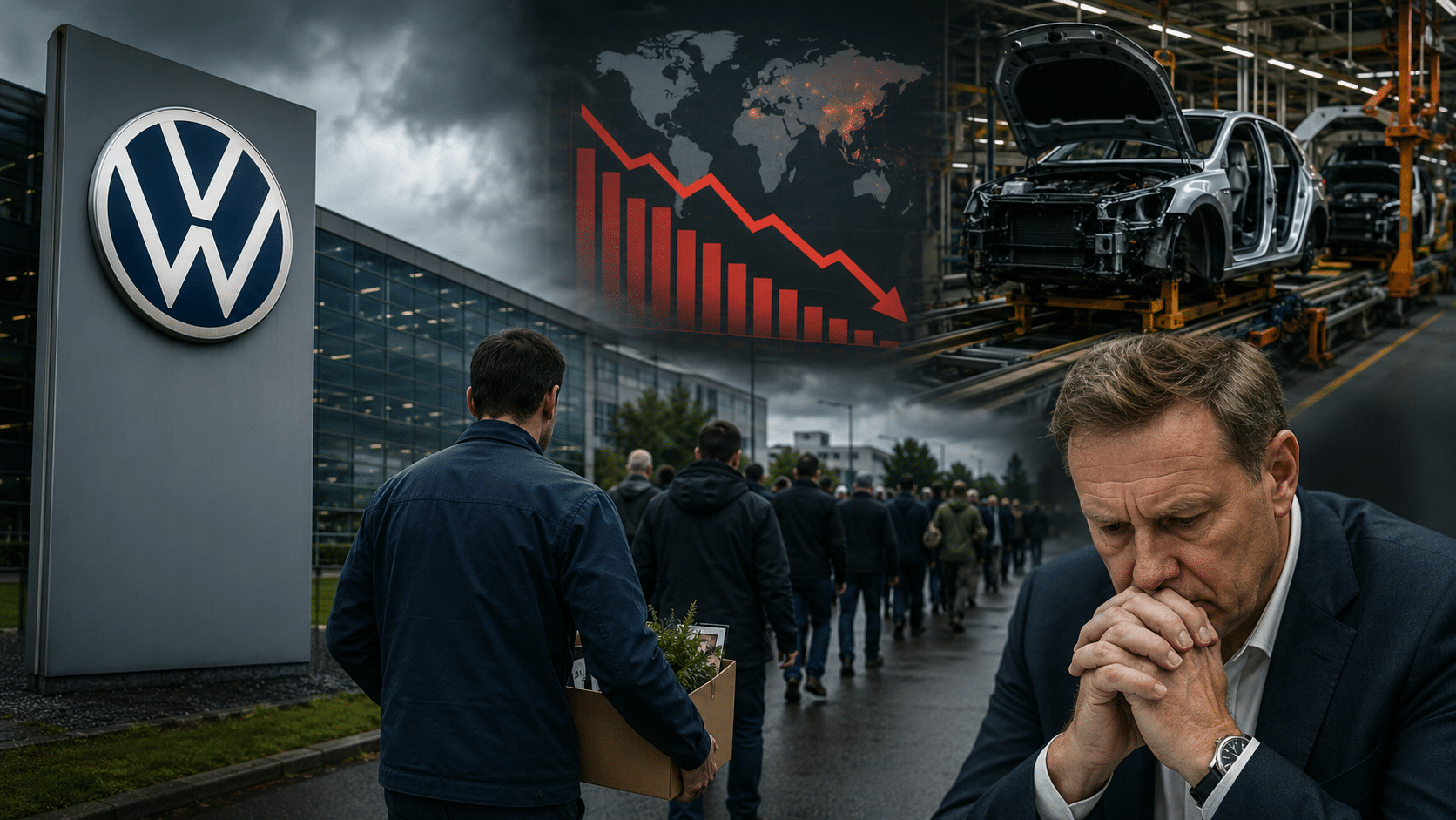 Global auto giant Volkswagen plans up to 100,000 job cuts as bosses issue stark warning about the future