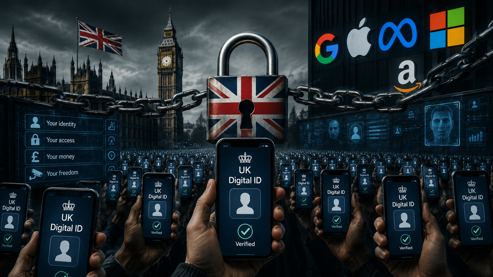 UK Government Plots Digital ID Lockdown On Every Phone In Lockstep With Big Tech