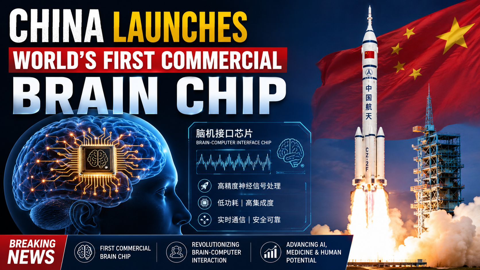 China beats Elon Musk to launch world’s first commercial brain chip