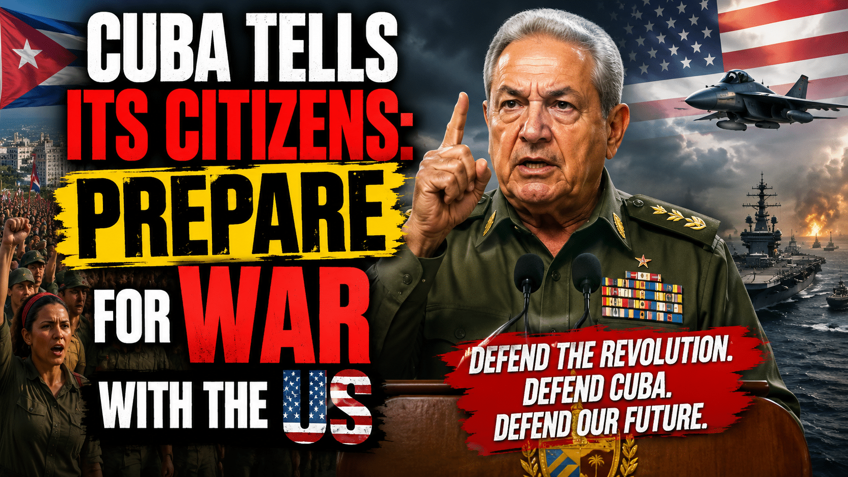 Cuba tells its citizens to prepare for war
