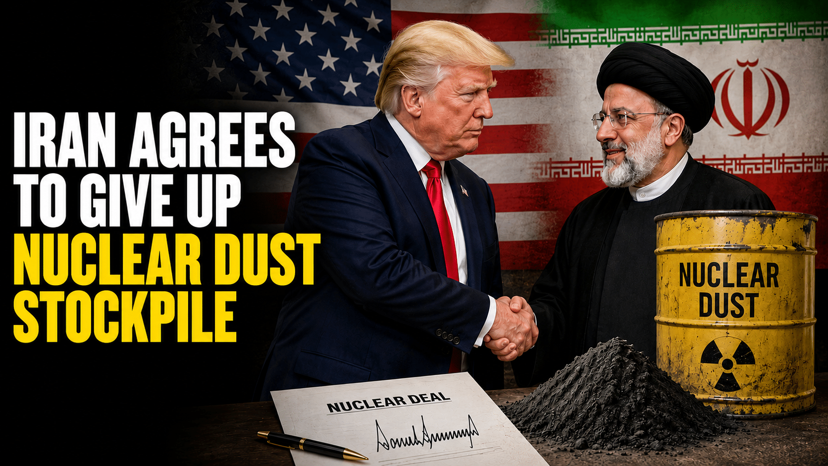 Iran agrees to give up ‘nuclear dust’ stockpile in deal with Trump