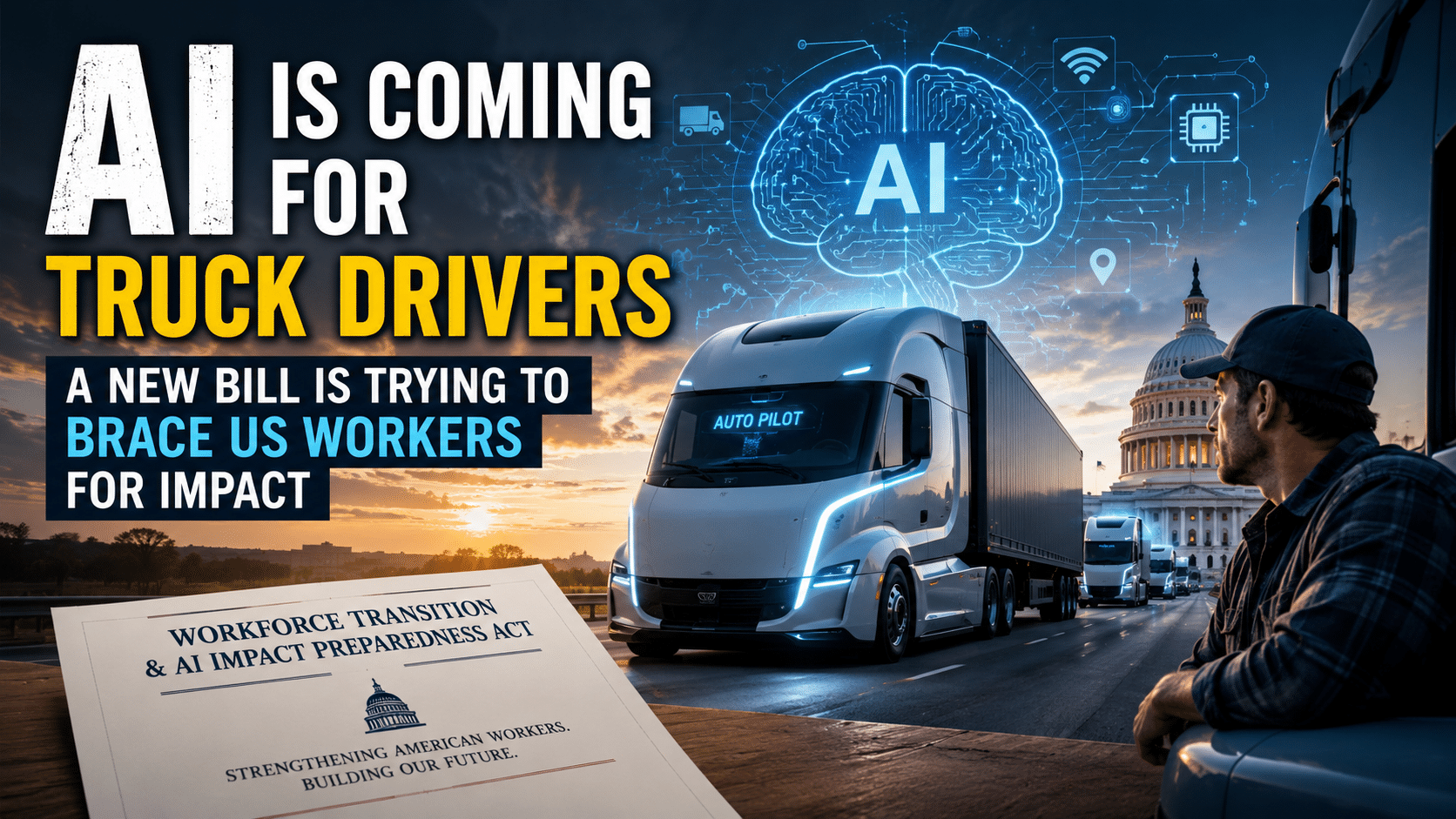 AI is coming for truck drivers