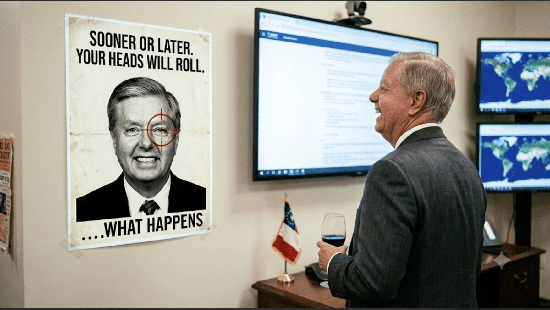Lindsey Graham laughed off Iran putting bullseye on his head days before his death