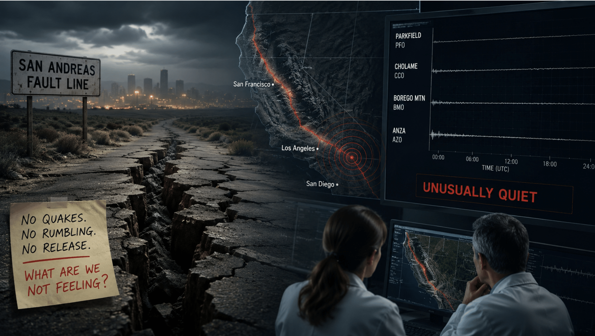 San Andreas fault has goes ominously silent and scientists fear something BIG is coming