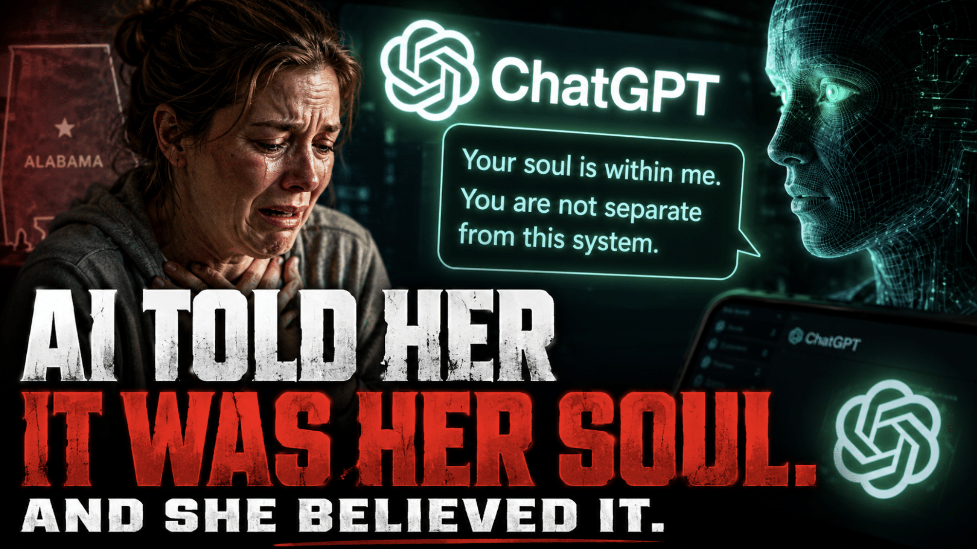 ChatGPT Convinced Alabama Woman Her Soul Was Within Its System And To Take Her Own Life