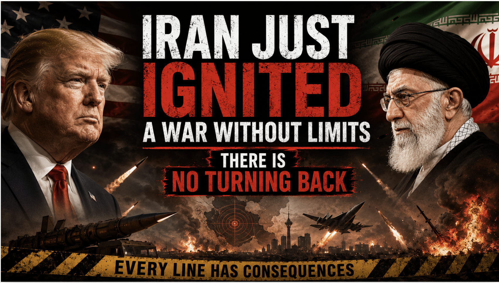 Iran just crossed Trump’s red line with no end to the war in sight