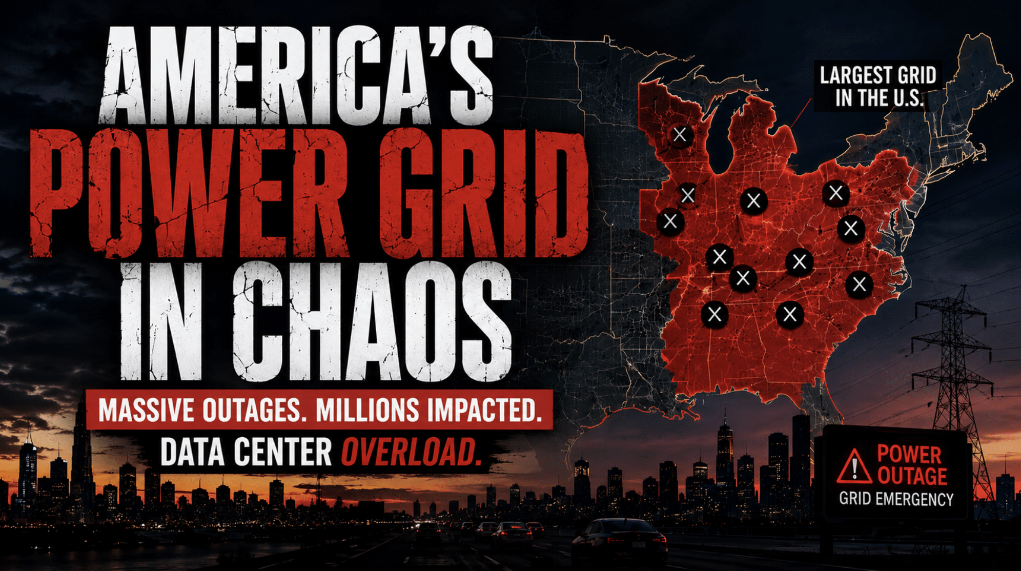 Massive power disconnections disrupted operations on largest electric grid in the United States