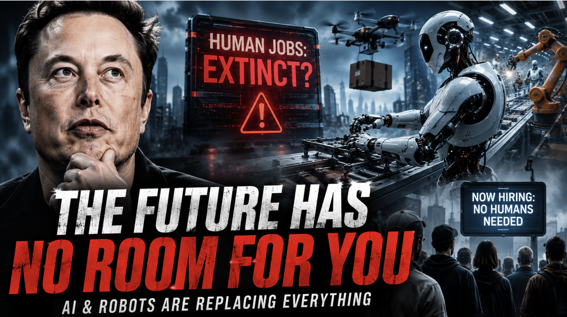 Elon Musk Says AI and Robots Will Do ‘So Much Stuff’ That We Will Run Out of Things for Humans to Do