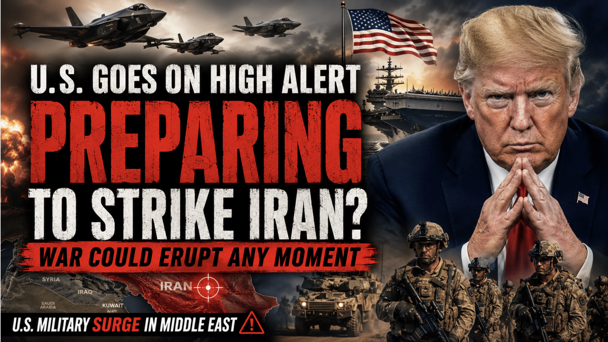 US beefs up military in Middle East as Trump says he’s weighing ‘massive attack’ on Iran