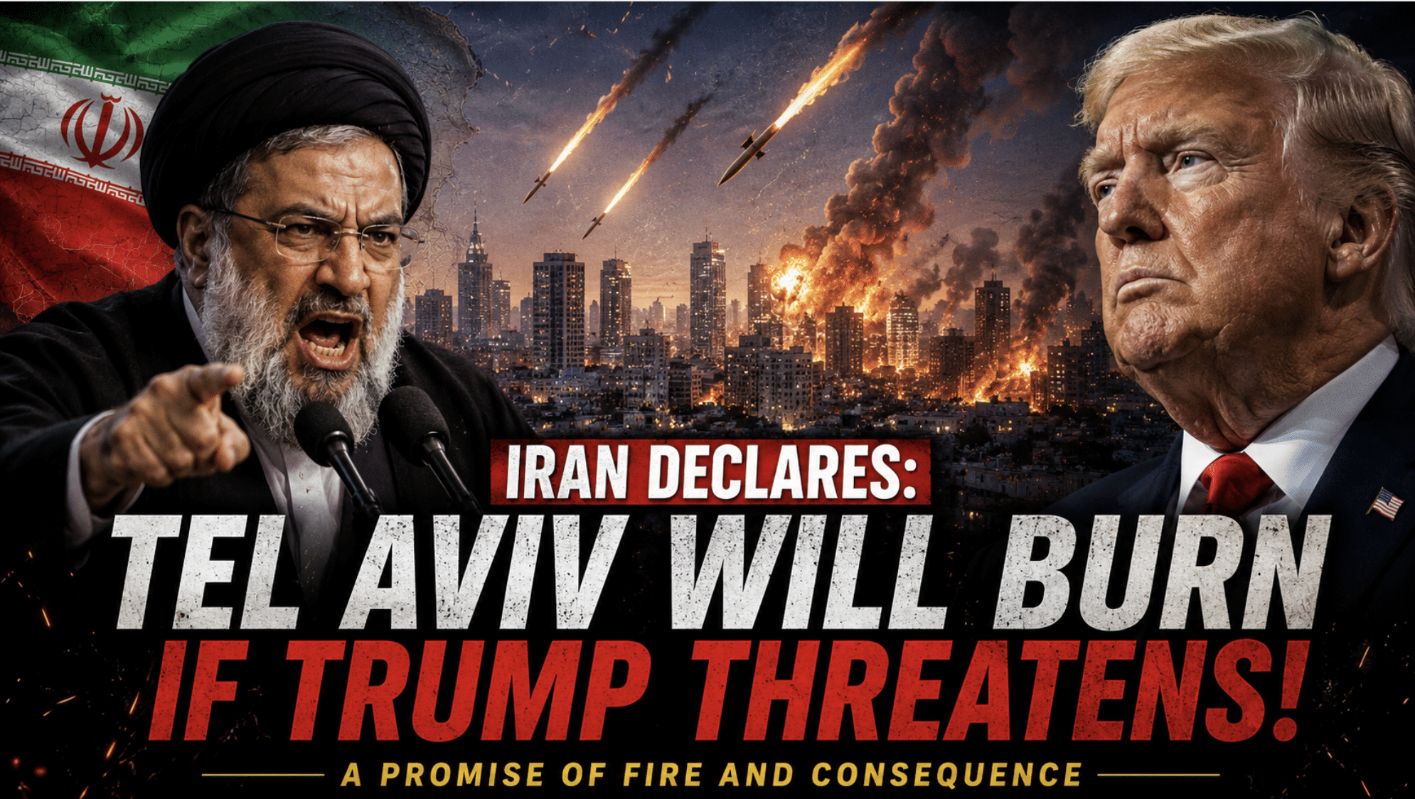 Iranian officials say Tehran will strike Tel Aviv if Trump follows through on his threats