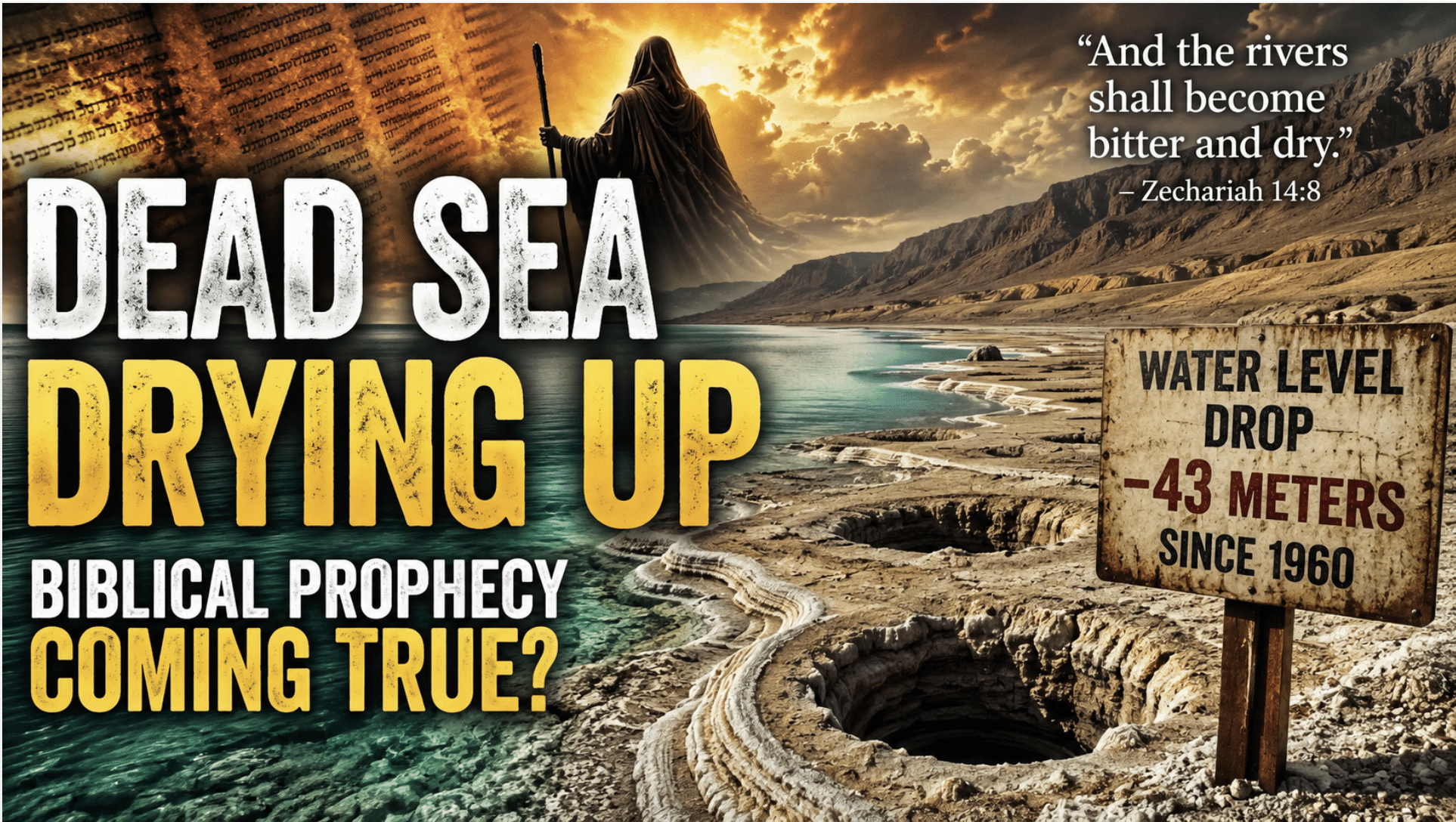 Is an ancient biblical prophecy unfolding in the Dead Sea?