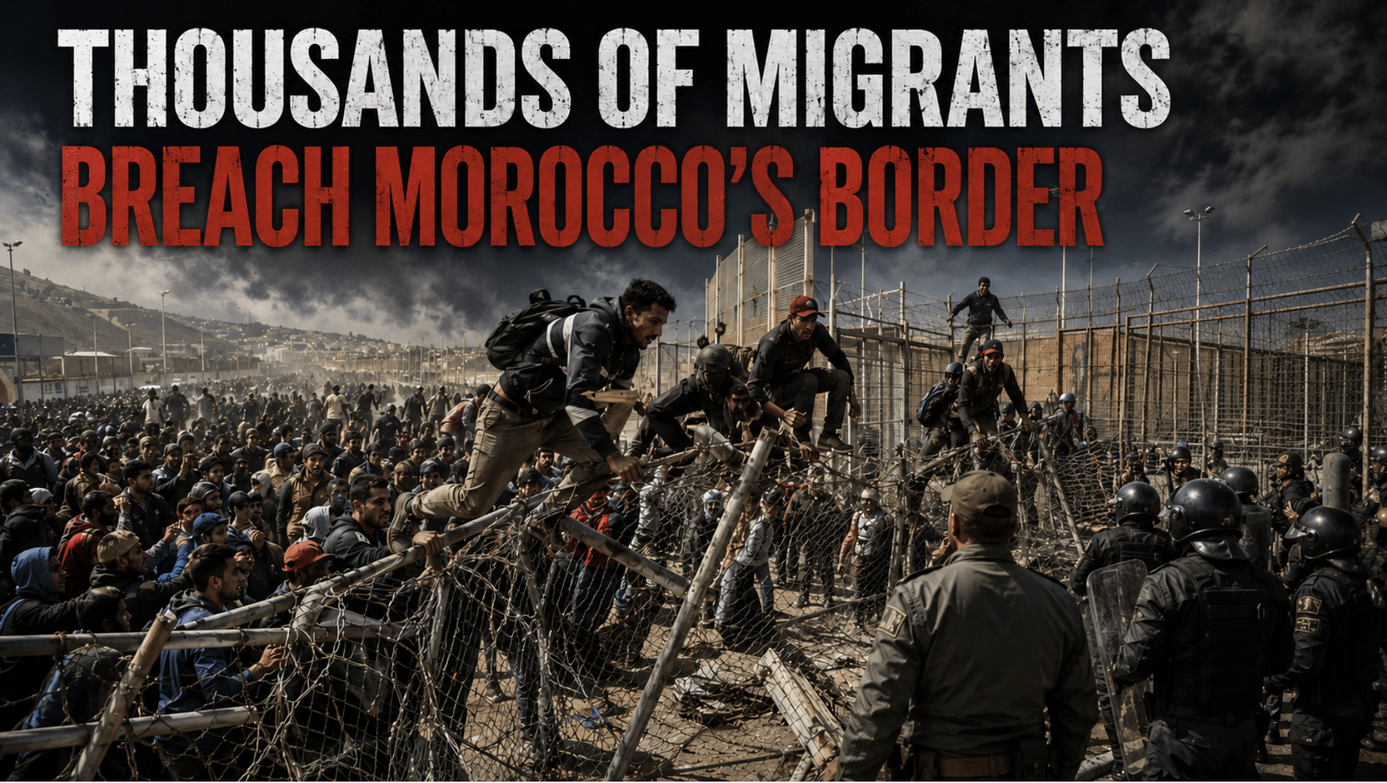 Spain deploys military after thousands of migrants breach Morocco’s border