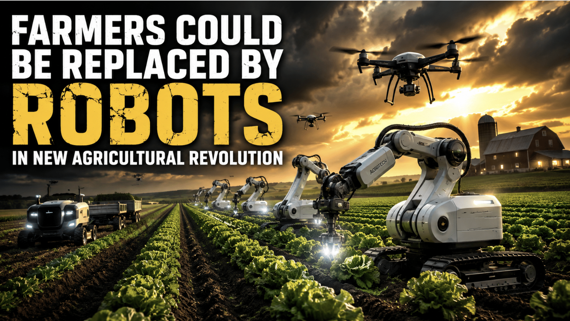 Farmers could soon be replaced by robots in new agricultural revolution