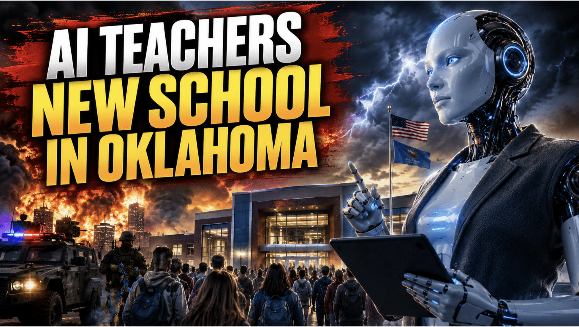 New private school opening in Oklahoma with ALL AI teachers