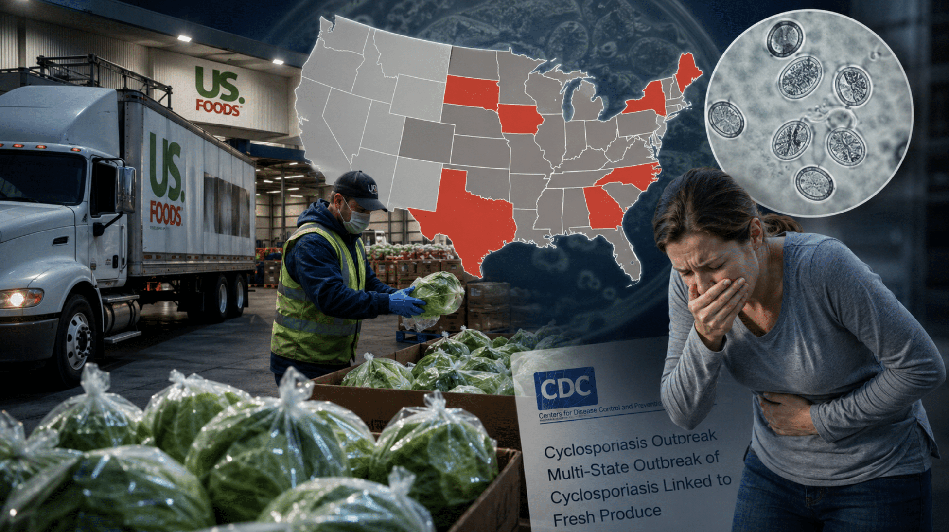 Cyclosporiasis outbreak expands to 15 states, US’ largest food distributor stops lettuce purchases